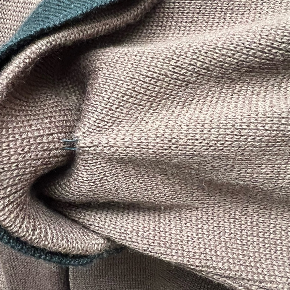 Fioreblu Knit Cardigan Sweater Wool Blend Grandmacore Classic Cozy SZ M Brown - Picture 8 of 16